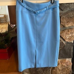 NWT blue high waisted skirt.